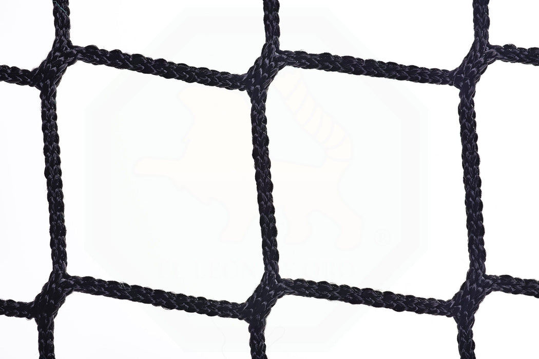 Leon de Oro Spanish golf netting panel 3m x 3m. Black 3mm thickness