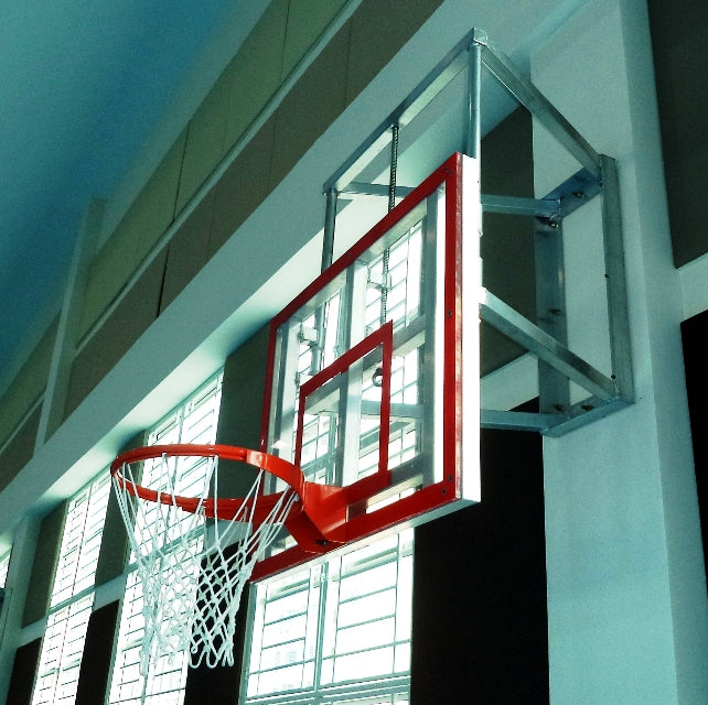 Wall Mounted, Adjustable Basketball Hoop