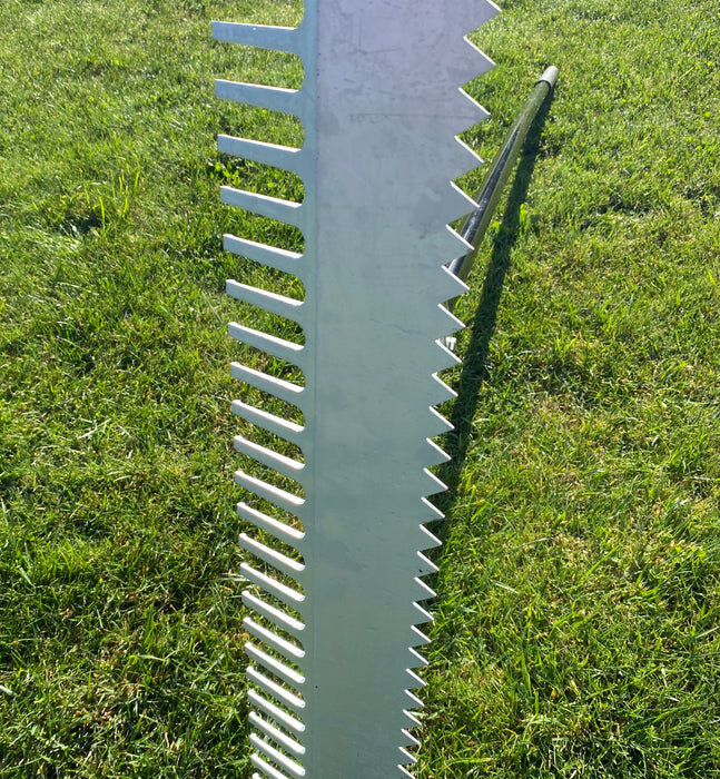 Dual Landscaping Rake with aluminium handle