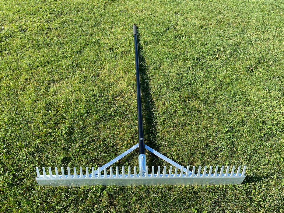 Dual Landscaping Rake with aluminium handle