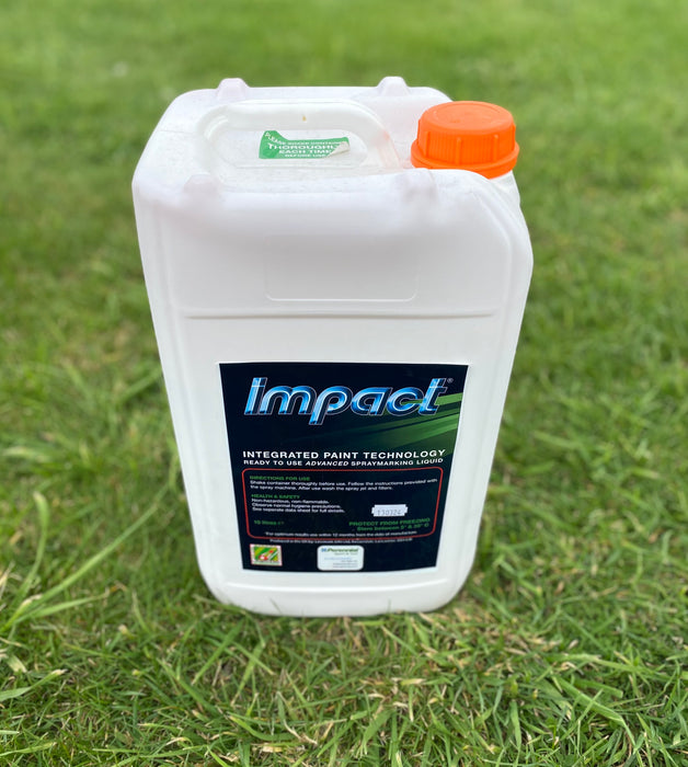 Impact coloured line marking paint in Orange