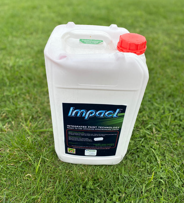 Impact coloured line marking paint in Red