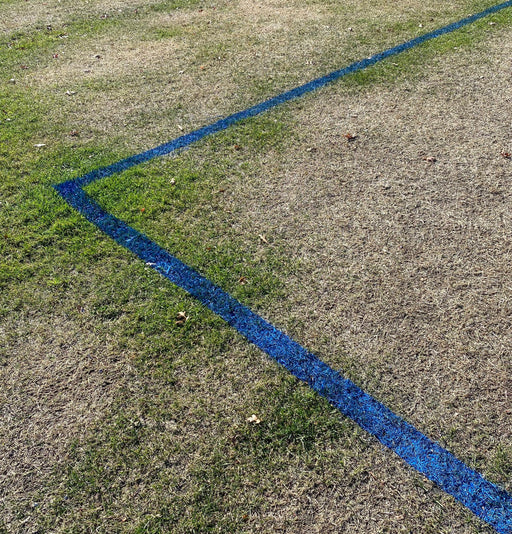 Impact coloured line marking paint blue