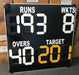 Pro Cricket Scoreboard with CleverScore flip digits