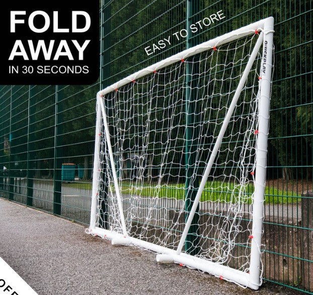 COMBO: Q-Fold Folding Goal (triangle shape) & Target Net / Top Bin Targets