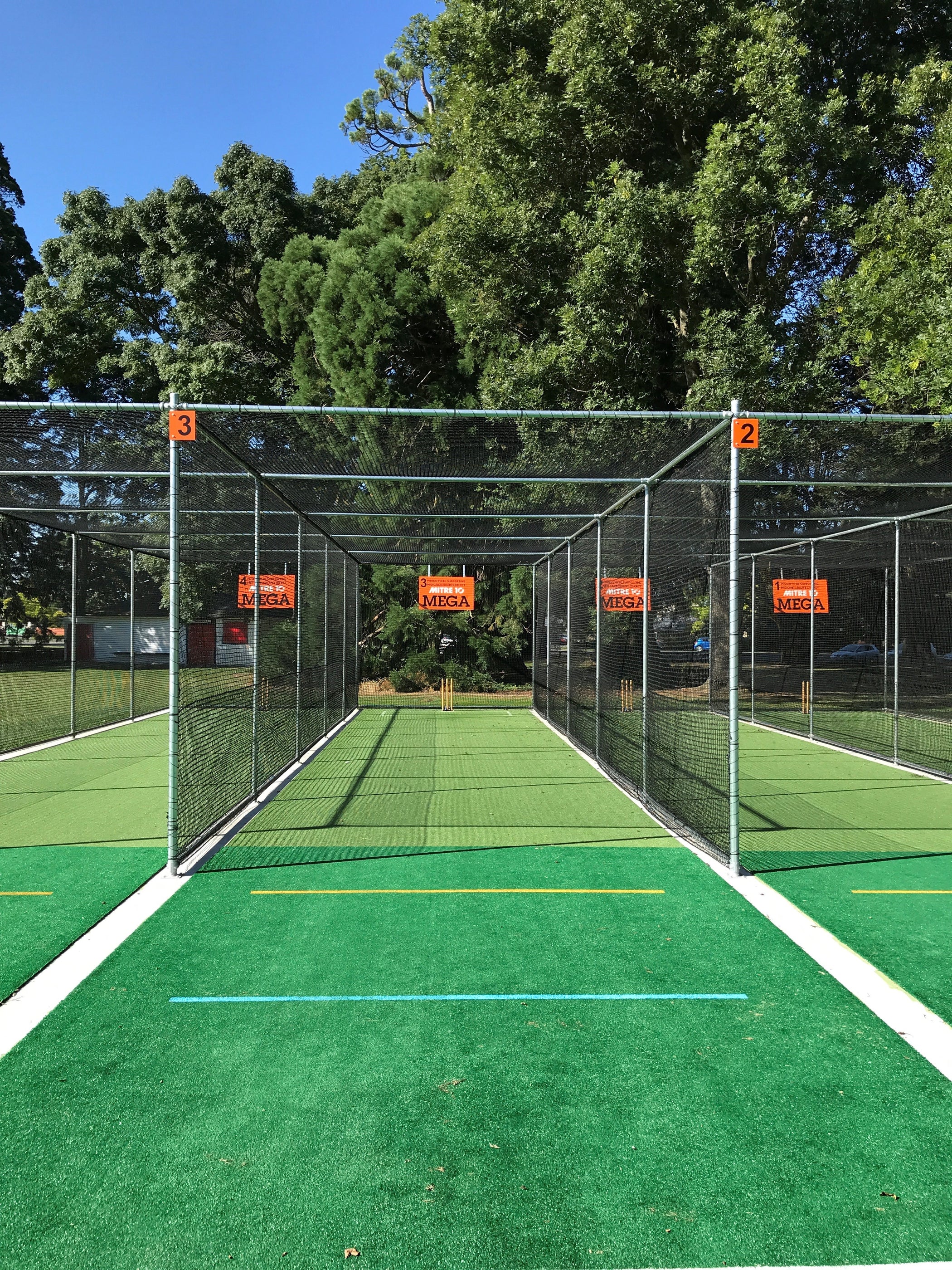 Permanent Cricket Cages and Netting — Perennial Sport & Turf