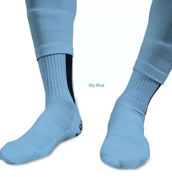 GIOCA Footless Socks Compression Elastic Panel Clean Finish Secure